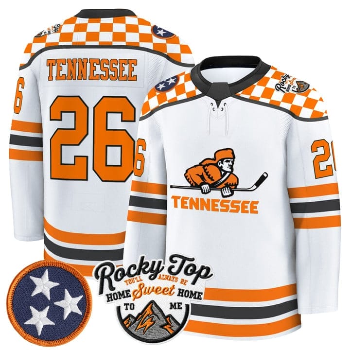Tennessee Jersey #26 Tennessee Volunteers 2025-26 Hockey Premium Stitched - Image 2