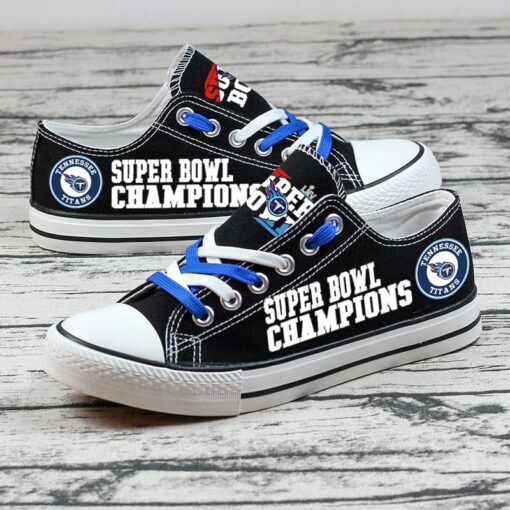 Tennessee Titans Low Top Canvas Sport Sneakers Shoes For Men Women Fans - Image 6