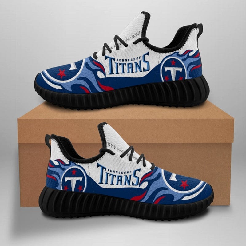 Tennessee Titans Sneaker Shoes NFL For Men Women Fans - Image 4