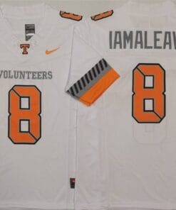 Tennessee Volunteers 8 Nico Iamaleava White 2025 F.U.S.E. Stitched Jersey