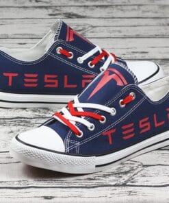 Alternative view of Tesla Canvas Sneakers Shoes For Men Women Fans