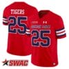Tigers Jersey 25 Jackson State Tigers 2025 Vapor Limited Stitched Red