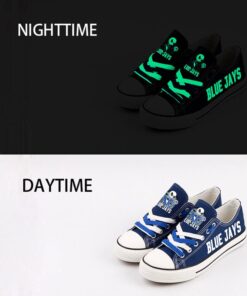 Toronto Blue Jays Limited Print MLB Students Low Top Canvas Shoes Sport Sneakers
