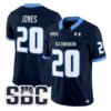 TrequanJonesJersey 20OldDominionMonarchs2025VaporStitchedNavy