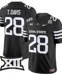 Troy Davis Jersey #28 Iowa State Cyclones 2025 Limited Stitched Black