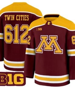 Twin Cities Jersey #612 Minnesota Golden Gophers 2025-26 Premium Stitched