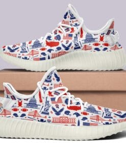 USA Flag V3 350v Yeezy Sneakers For Men Women Fans