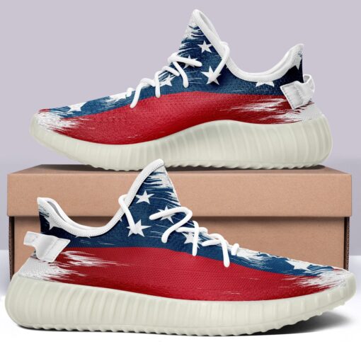 USA Flag V35 350v Yeezy Sneakers For Men Women Fans - Image 5