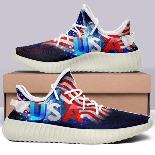 USA Flag V35 350v Yeezy Sneakers For Men Women Fans - Image 6