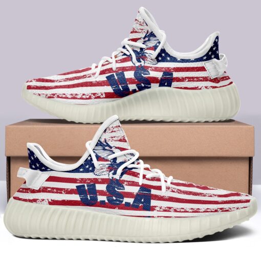 USA Flag V42 350v Yeezy Sneakers For Men Women Fans