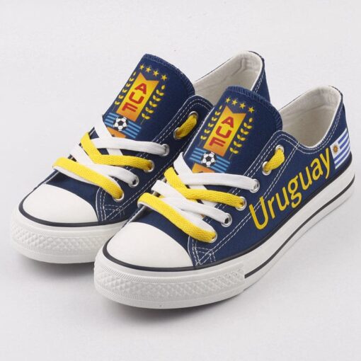 Uruguay Low Top Canvas Sport Sneakers Shoes For Men Women Fans