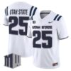 UtahStateJersey 25UtahStateAggies2025VaporLimitedStitchedWhite