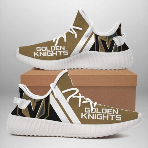 Vegas Golden Knights 350v Yeezy Sneakers For Men Women Fans