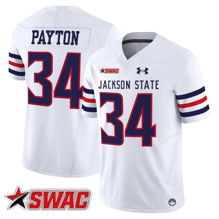 Walter Payton Jersey #34 Jackson State Tigers 2025 Limited Stitched - Image 2