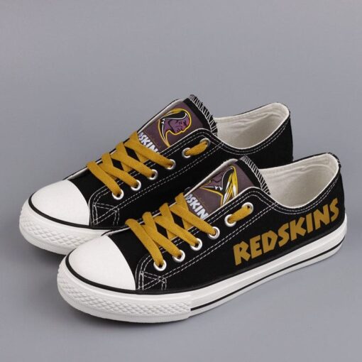 Washington Redskins Low Top Canvas Sport Sneakers Shoes For Men Women Fans