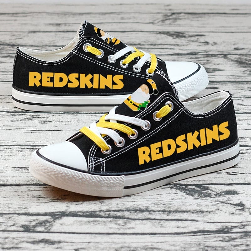 Washington Redskins Low Top Canvas Sport Sneakers Shoes For Men Women Fans - Image 2