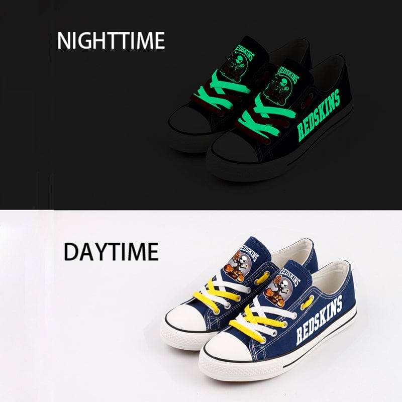 Washington Redskins Low Top Canvas Sport Sneakers Shoes For Men Women Fans