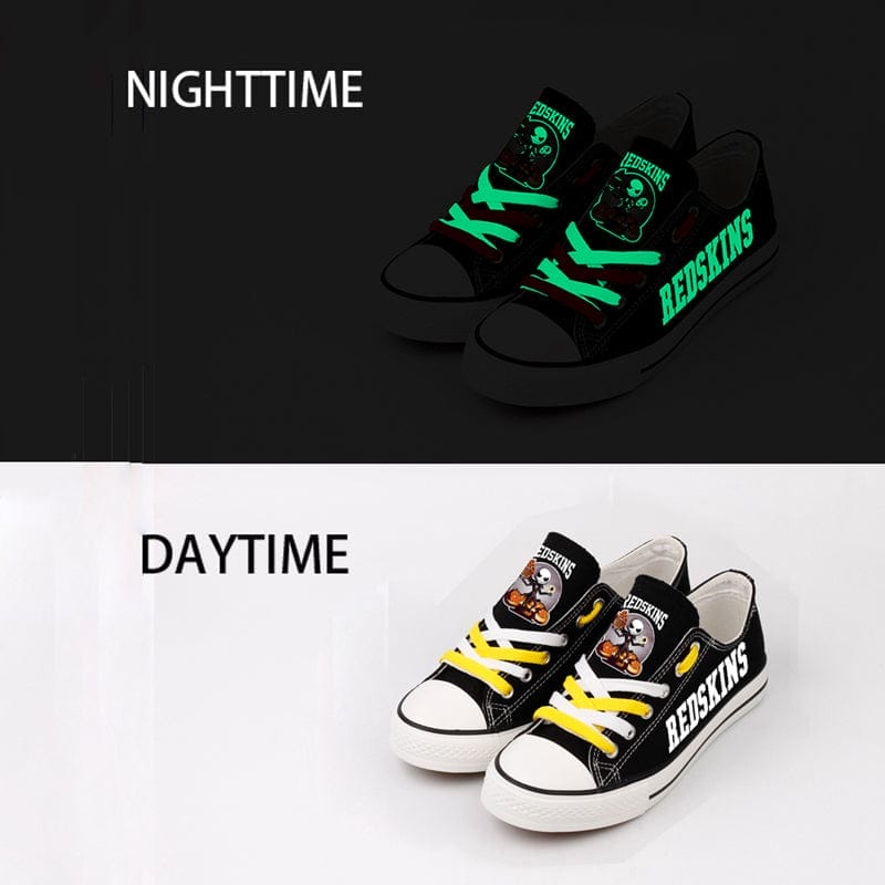 Washington Redskins Low Top Canvas Sport Sneakers Shoes For Men Women Fans - Image 3