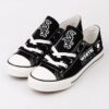 White Sox Limited Print MLB Students Low Top Canvas Shoes Sport Sneakers