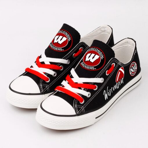 Wisconsin Badgers Sport Sneakers Shoes For Men Women Fans