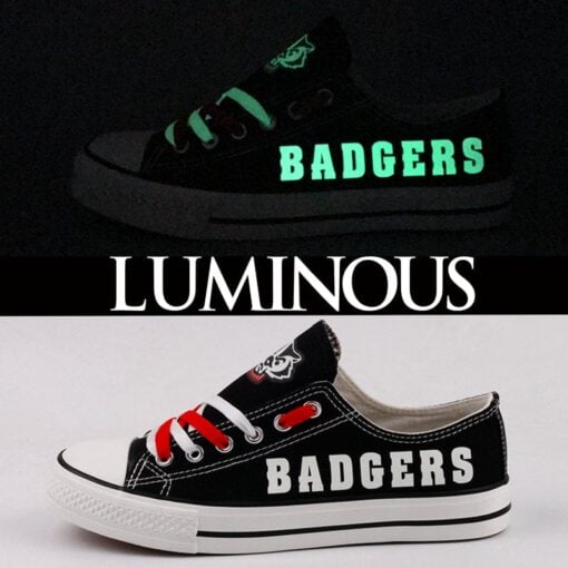 Wisconsin Badgers Sport Sneakers Shoes For Men Women Fans - Image 4