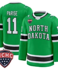 Zach Parise Jersey 11 North Dakota Fighting Hawks 2025 26 Stitched Green f54a6d13 f6b8 42f7 922f a5ebea58a564