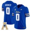 ZionBookerJersey 0TulsaGoldenHurricane2025VaporStitchedRoyal