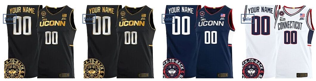 Custom UConn Huskies Basketball Jersey