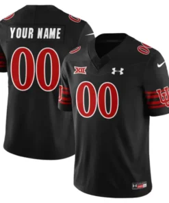 Custom Utah Football Jersey 2025 Dark Mode Vapor Limited Stitched