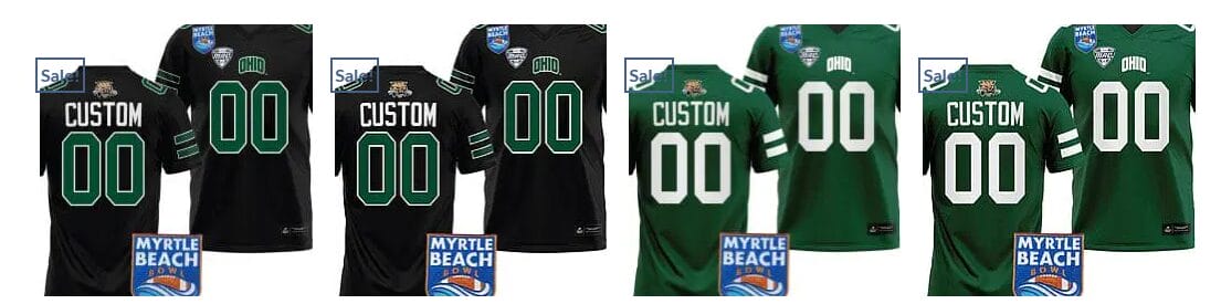 Custom Ohio Bobcats Jersey
