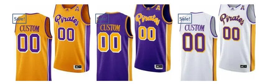 Custom ECU Pirates Jersey