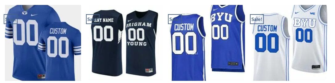 Custom BYU Cougars Jersey