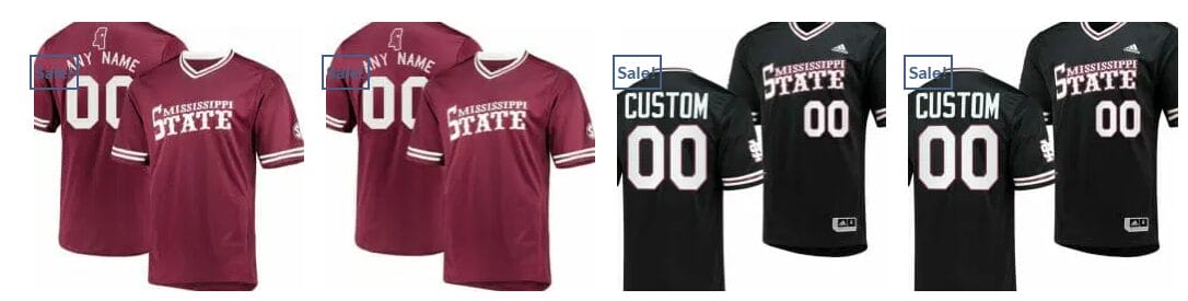 Custom Mississippi State Bulldogs Jersey