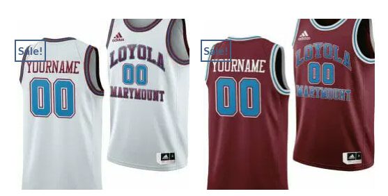 Custom Loyola Marymount Lions Jersey