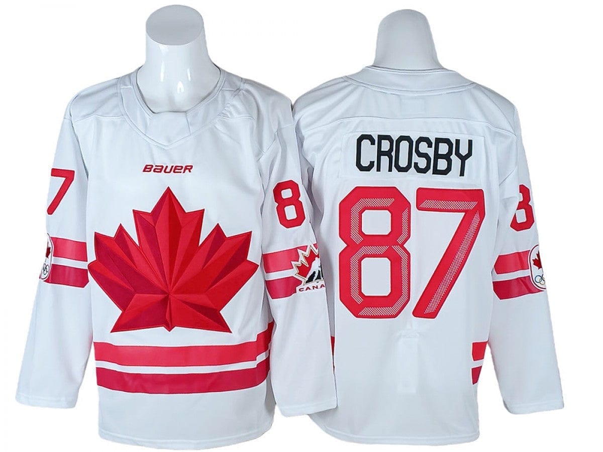 2026 Winter Olympics Team Canada #87 Sidney Crosby White Hockey Jersey Stitched