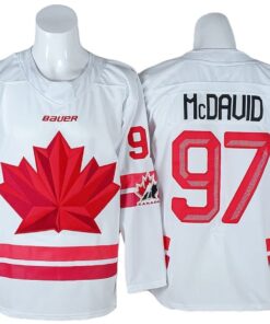 2026 Winter Olympics Team Canada #97 Connor McDavid White Hockey Jersey Stitched
