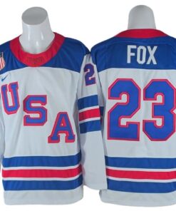 Alternative view of Adam Fox Jersey #23 Winter Olympics Team USA 2026 Hockey Stitched