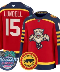 Anton Lundell Jersey #15 Florida Panthers 2026 Winter Classic Premium Stitched
