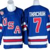 Brady Tkachuk Jersey 7 Winter Olympics Team USA 2026 Hockey Stitched Blue
