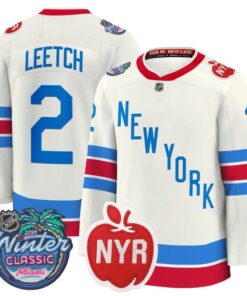 Brian Leetch Jersey #2 New York Rangers 2026 Winter Classic Premium Stitched