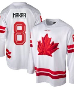 Cale Makar Jersey #8 Team Canada Hockey 2026 Winter Olympics Stitched White