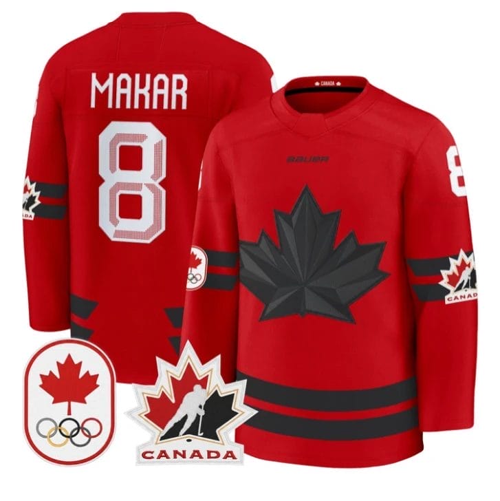 Cale Makar Jersey #8 Canada Olympic 2026 Premium Hockey All Stitched - Image 2