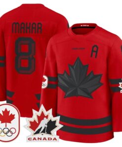Alternative view of Cale Makar Jersey #8 Canada Olympic Premium Hockey 2026 Stitched
