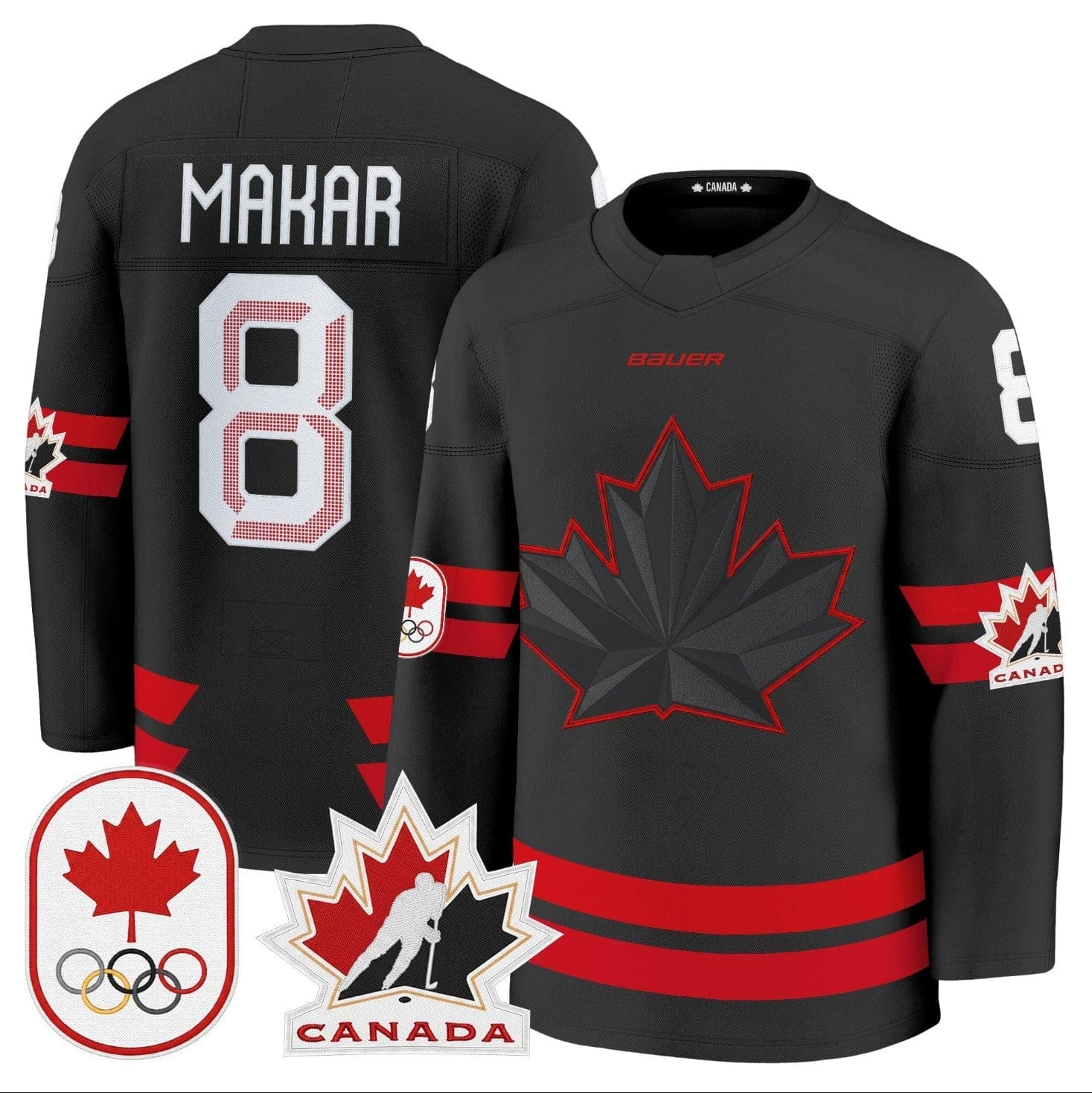 Cale Makar Jersey #8 Canada Olympic Premium Hockey Stitched