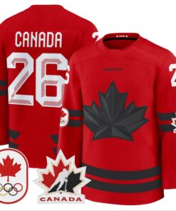 Alternative view of Canada Jersey #26 Canada Olympic Premium Hockey Stitched