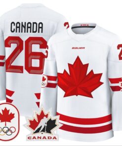 Canada Jersey 26 Canada Olympic Premium Hockey Stitched White