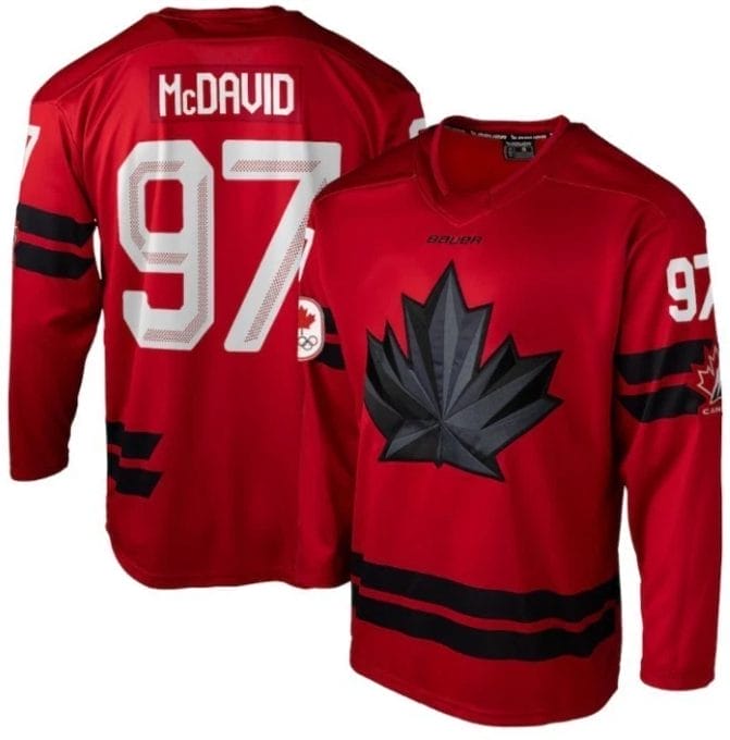 ConnorMcDavidJersey 97TeamCanada2026WinterOlympicsStitchedRed
