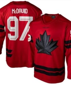 Connor McDavid Team Canada 2026 Winter Olympics Jersey Red All STITCHED