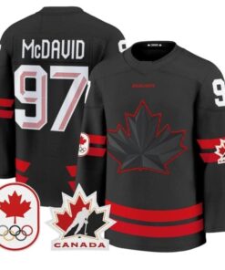 Connor McDavid Jersey #97 Canada Olympic 2026 Premium Hockey All Stitched