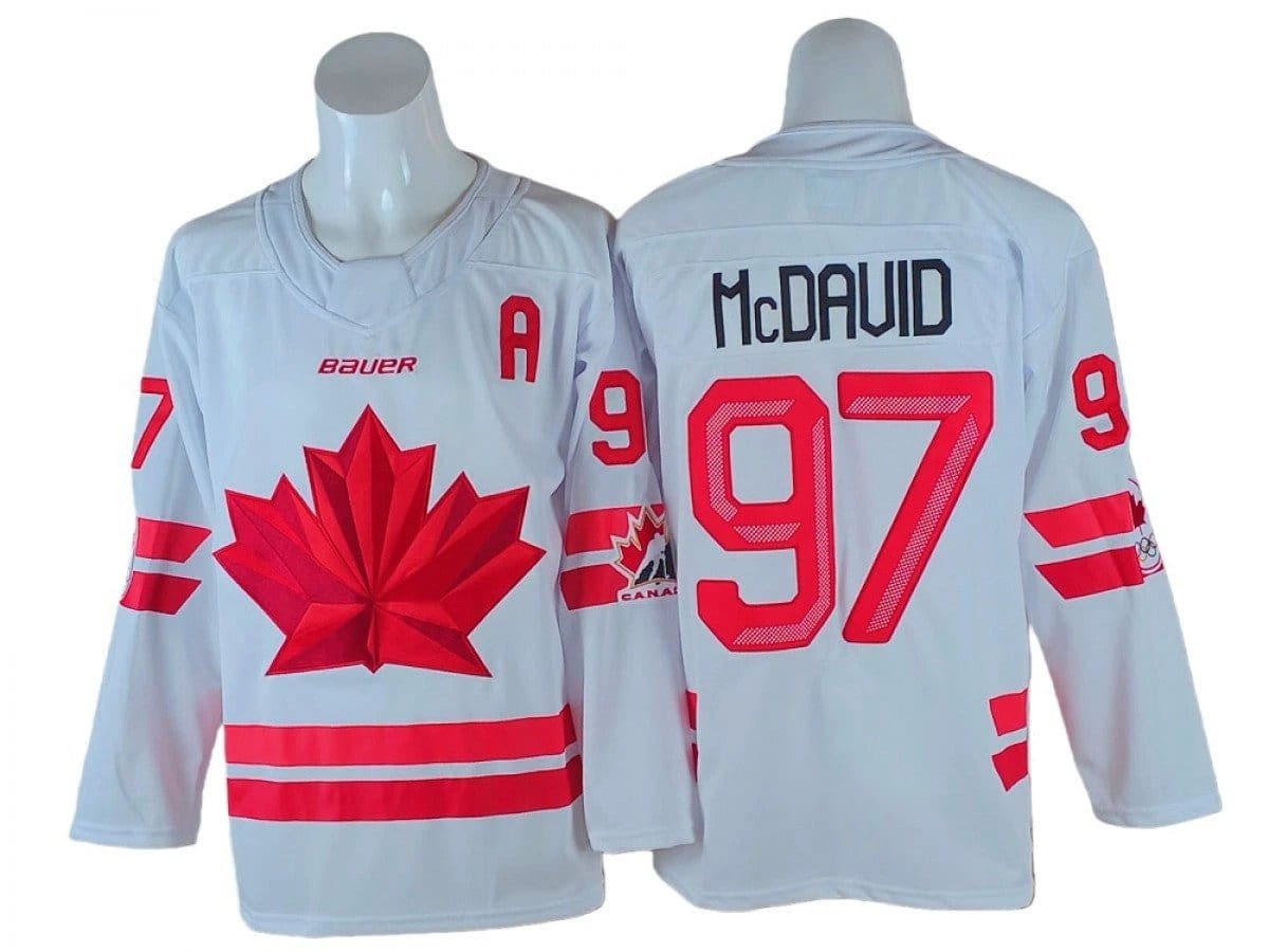 Connor McDavid Jersey #97 Winter Olympics Team Canada 2026 Hockey Stitched - Image 3